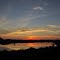 Sunset over the hidden lake