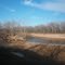 North Canadian River flowing towards the north
