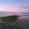 Looking up West Grand Traverse Bay at sundown