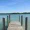 Go into water of Cedar Lake