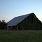 Ivy-covered barn