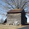 Log Tobacco Barn near Haw River---st