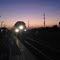 Early morning commute on the ACE train