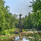 Local beauty spot - our concrete, iron haired statue of no-one