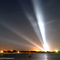 STS-115 Atlantis: Shuttle lit on pad as ISS streaks overhead