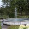 Fountain at dusk