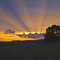 Sunset on the Continental Divide. Beaverhead Mountains