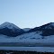Just after sunset towards the Lemhi's