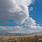 Marsh Valley. March sky