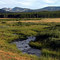 Cache Creek, looking south, at Cache Meadow.