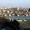 The distant view of the center of Miyazaki city from Ohtsukadai