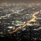 River of lights in Osaka city