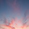 Sunset clouds over the mountain