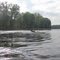 A log reaches from the bottom