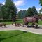 Metal Sculpture at Pioneer Square Worland, Wyoming