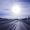 Driving into the sun