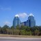 The King & Queen Buildings From I-285, 10-18-2008