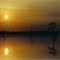 Sunset over the ricefields