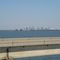 New Orleans from Lake Pontchartrain Bridge