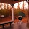 Porch at home in Waldheim, Louisiana