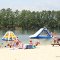 "Beach" in the middle of the forest.