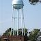 Water tower.