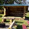 FLT M12 1.8 mi - Hickory Hill Lean-to, 8' x 12' interior, with picnic table, fire ring, outhouse, view