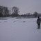 etang communal sous la neige