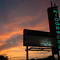 Ridgewood Shopping Center Sign at Sunset