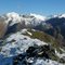 Trône du Roi,  vue vers l'est (anticlinal de Sarrance)