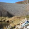 Ball Mountain Dam from base