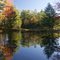 Reflection in the Fall at Lowell Lake State Park VT