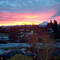 Mt. Rainier casting a shadow on the clouds at sunrise (South Hill)