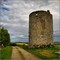 LAVARDENS [32] - Moulin à vent ruiné au dessus de Barthe.  (juin 2008)