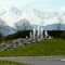 Tarbes, rond-point décor de jets d'eau