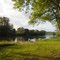 Ons zitje voor onze campingplek aan de Lot (Trudi)