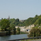 Dinan Harbour seen from La Rance