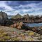Le Créach, entre deux rochers