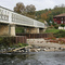 Graue Kastenbrücke über die Mosel