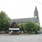 Eglise de la Celle-Sous-Chantemerle, place du village et son pressoir.