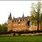 Le château de Martigny, un jour pluvieux de mai