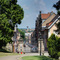 Blick vom Park in Richtung Stadt