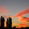 Orange and reds clouds in Tricastin