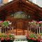 Chalet fleuri.