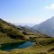 vue sur le Lac Noir en montant au Grand Arc