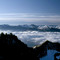L'aiguille de Scolette vue depuis le Col de la Dent Parrachée
