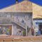 Une fresque retraçant l'histoire du village d'Arbent