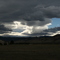 Storm clouds over Boulder and the Flatirons