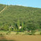 View from autoroute A7 near Les Combes