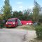 camping blanc manteau